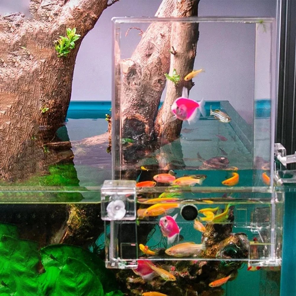 Aquariums Negative Pressure Fish Tank Clear Aerial Aquarium Extender Ecological Landscaping Decoration Fish Tank Bowl Isolation