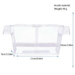 Fish breeding box, acrylic fish isolation box, with suction cups, aquarium incubator, suitable for baby fish, shrimp, clownfish, - Image 4