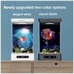 Smart betta dedicated fish tank desktop mini small ecological self-circulating desk aquarium fish tank - Image 2
