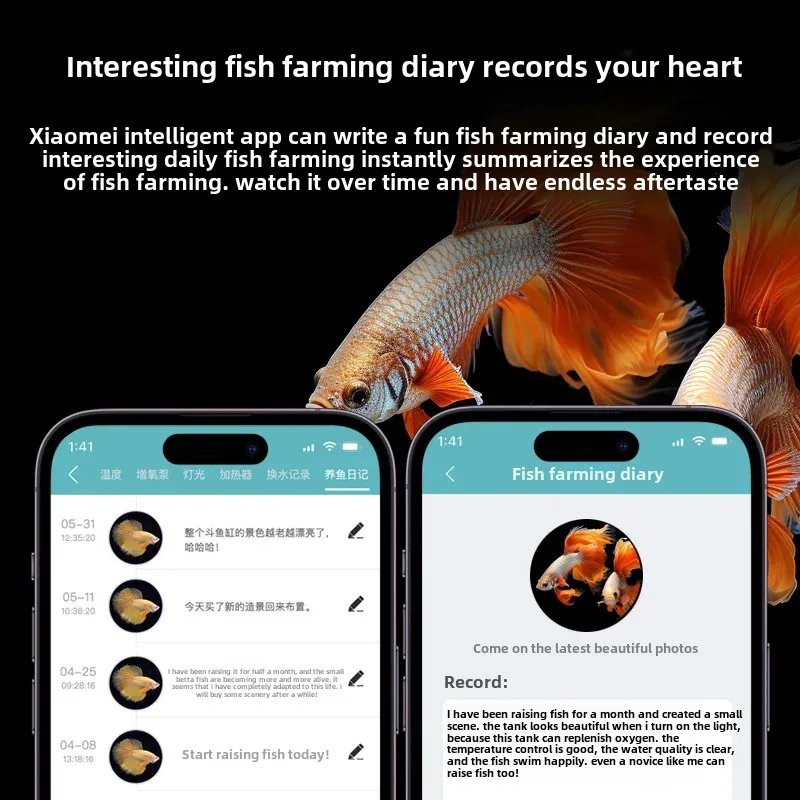 Smart betta dedicated fish tank desktop mini small ecological self-circulating desk aquarium fish tank