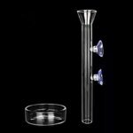Glass Aquarium Feeder Tube Dish Transparent Fish Tank Shrimp Snail Food Feeder Bowl Aquarium Feeding Accessories Shrimp Feeders - Image 4