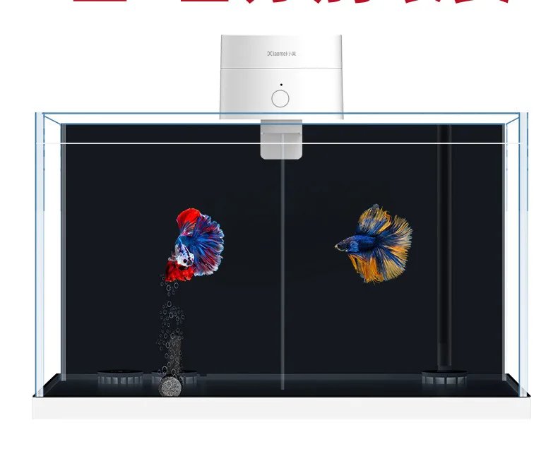 Intelligent Timed Fish Feeder for Small Fish - No Clogging, Perfect for Desktop Fish Tanks