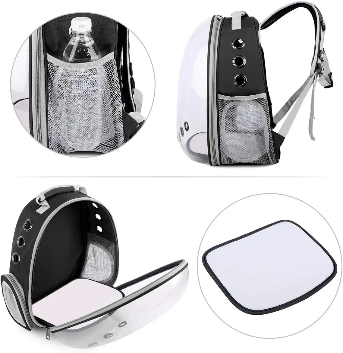 Cat Pet Carrier Backpack Transparent Capsule Bubble Pet Backpack Small Animal Puppy Kitty Bird Breathable Pet Carrier for Travel Cat Pet Carrier Backpack Transparent Capsule Bubble Pet Backpack Small Animal Puppy Kitty Bird Breathable Pet Carrier for Travel