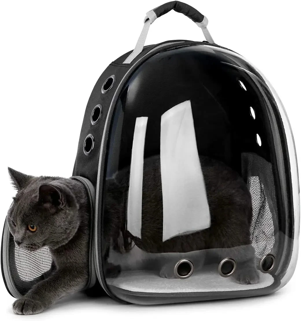 Cat Pet Carrier Backpack Transparent Capsule Bubble Pet Backpack Small Animal Puppy Kitty Bird Breathable Pet Carrier for Travel Cat Pet Carrier Backpack Transparent Capsule Bubble Pet Backpack Small Animal Puppy Kitty Bird Breathable Pet Carrier for Travel