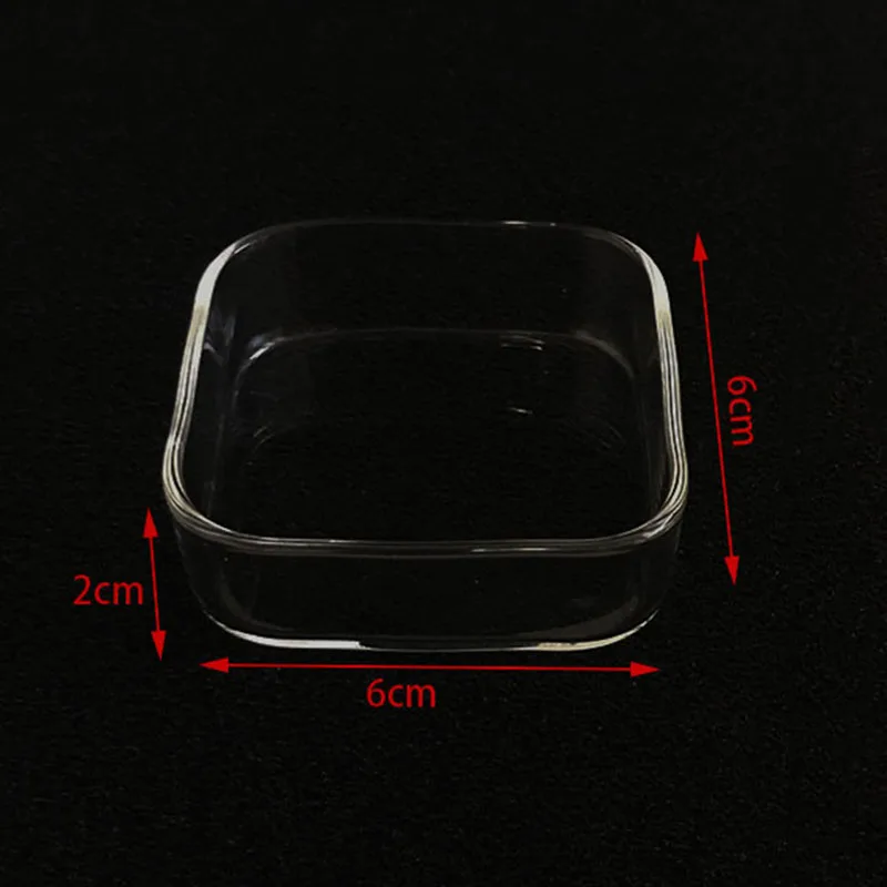 Glass Aquarium Feeder Tube Dish Transparent Fish Tank Shrimp Snail Food Feeder Bowl Aquarium Feeding Accessories Shrimp Feeding