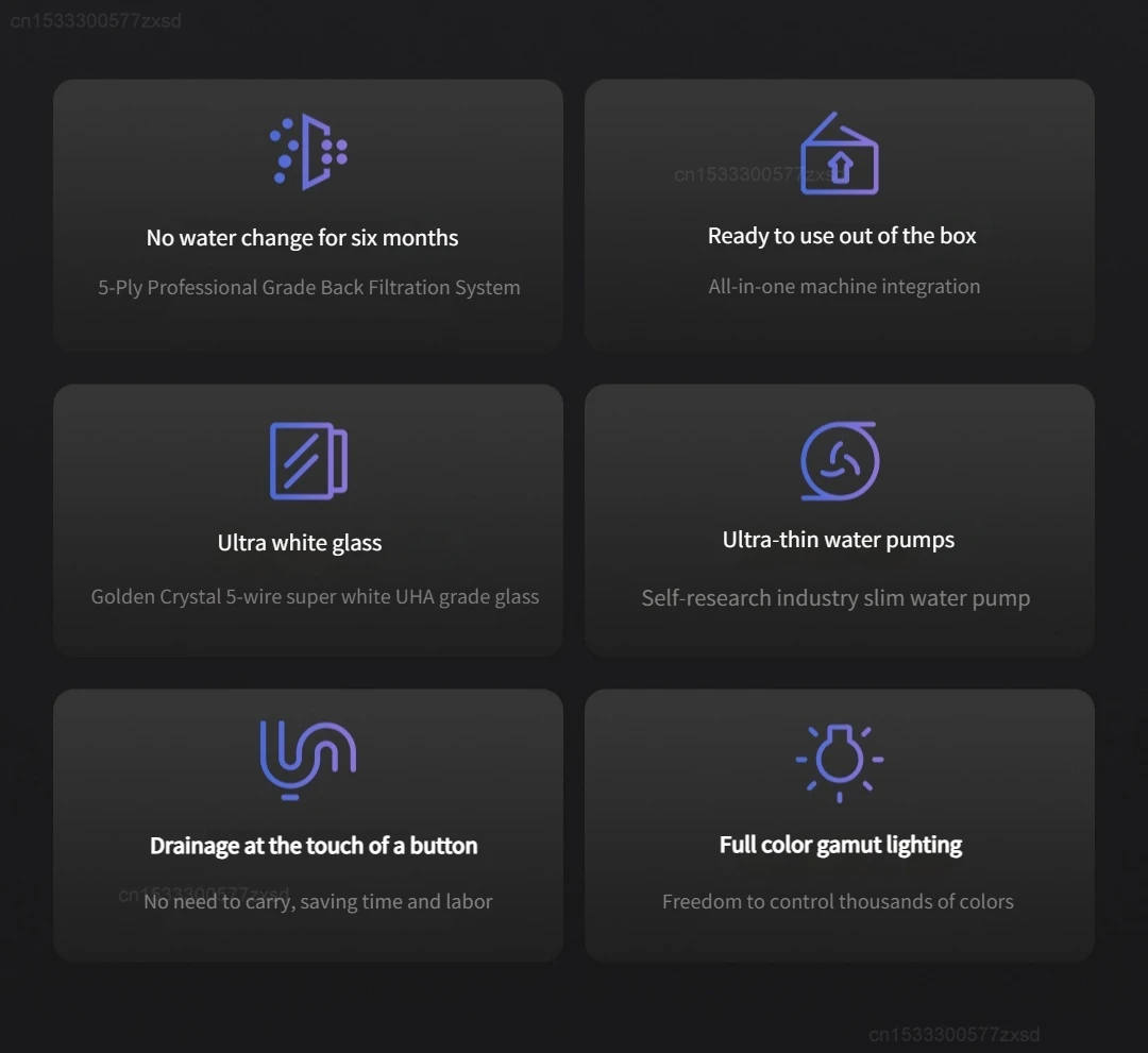 Xiaomi Mijia Smart Fish Tank MYG100 Work with Mijia APP Mobile Controlled Remote Feeding Smart Lighting System Light Aquarium Xiaomi Mijia Smart Fish Tank MYG100 Work with Mijia APP Mobile Controlled Remote Feeding Smart Lighting System Light Aquarium