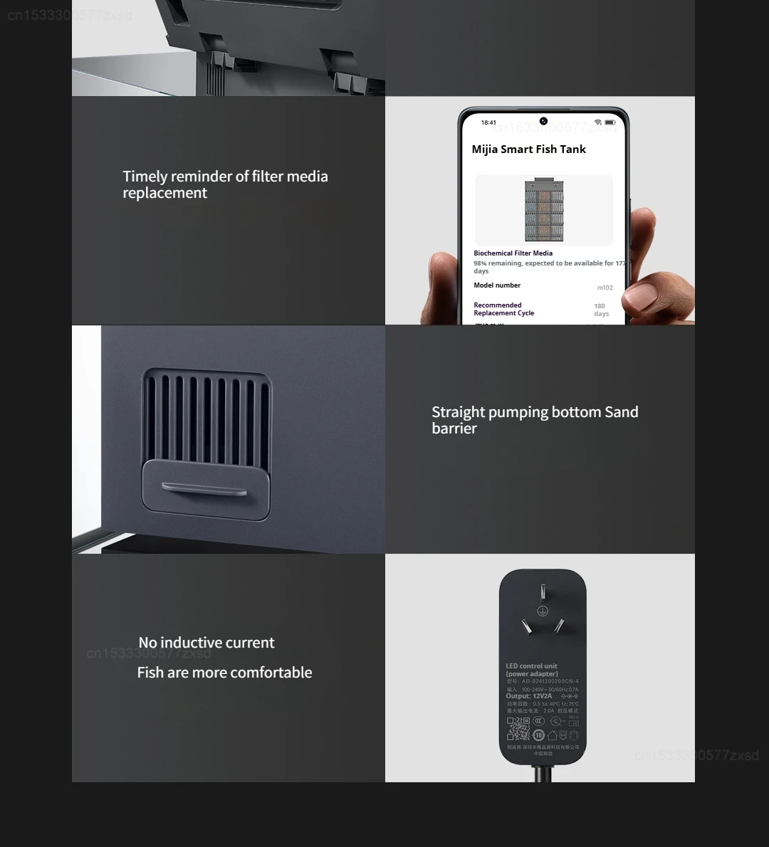 Xiaomi Mijia Smart Fish Tank MYG100 Work with Mijia APP Mobile Controlled Remote Feeding Smart Lighting System Light Aquarium Xiaomi Mijia Smart Fish Tank MYG100 Work with Mijia APP Mobile Controlled Remote Feeding Smart Lighting System Light Aquarium