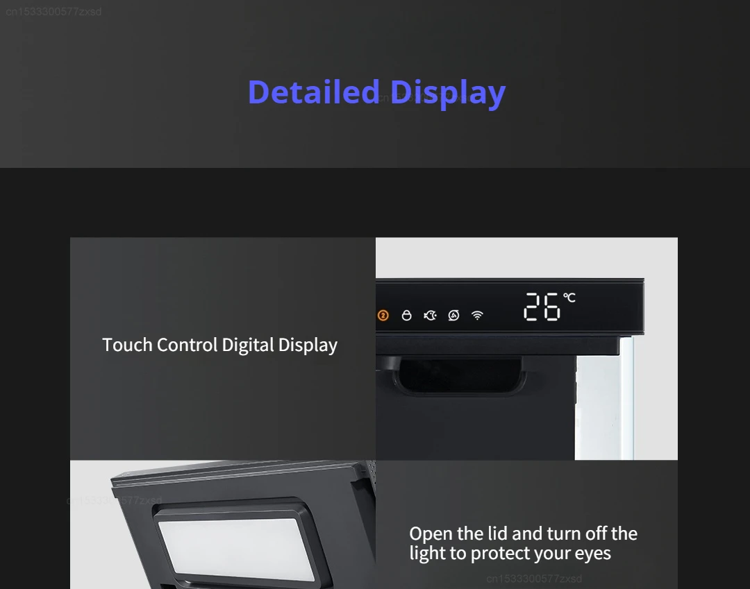 Xiaomi Mijia Smart Fish Tank MYG100 Work with Mijia APP Mobile Controlled Remote Feeding Smart Lighting System Light Aquarium Xiaomi Mijia Smart Fish Tank MYG100 Work with Mijia APP Mobile Controlled Remote Feeding Smart Lighting System Light Aquarium