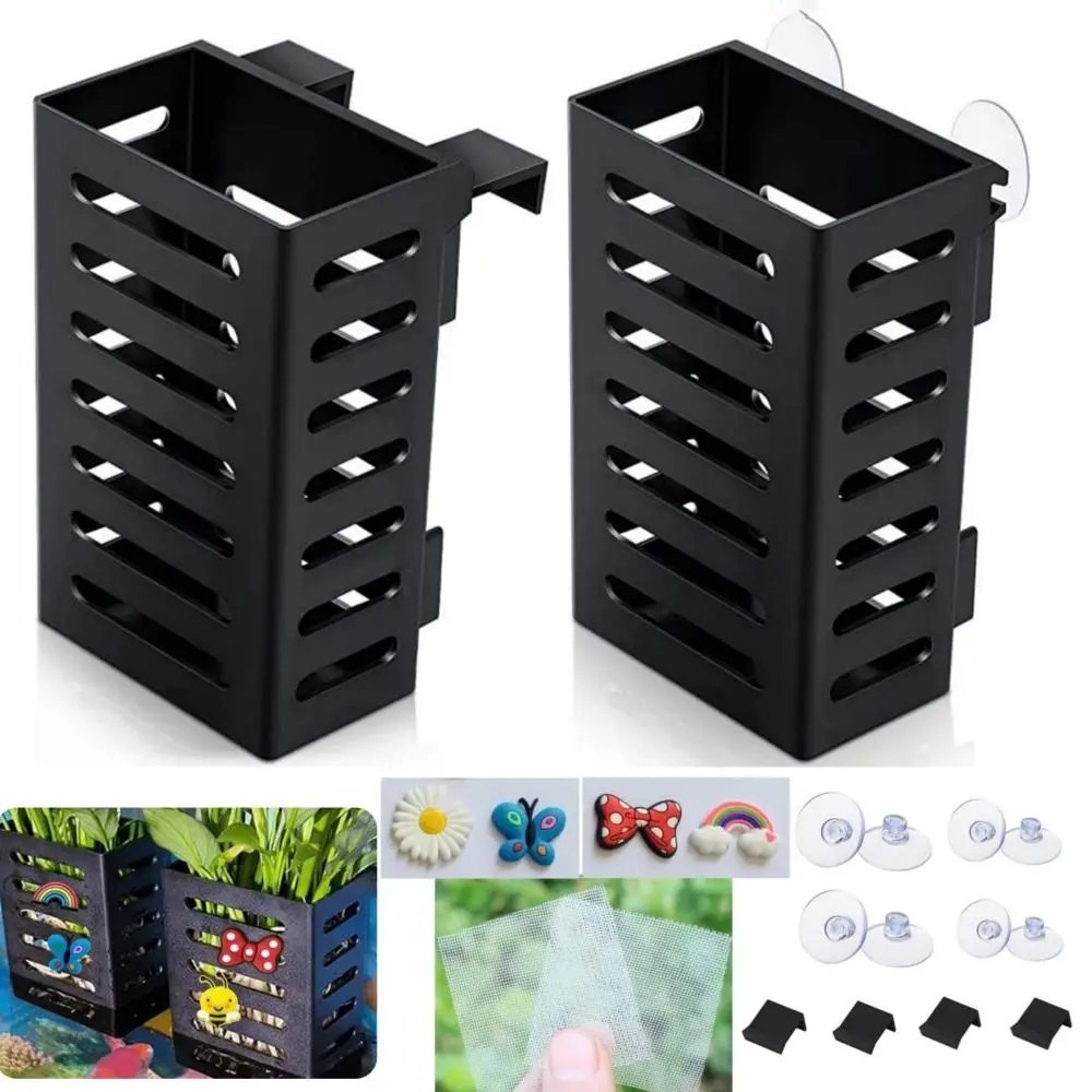 Hydroponic Aquarium Glass Plant Holder Water Landscape Planted Tank Emersed Plants Storage Rack Glass Pot Landscaping Basin
