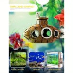 1pc Submarine Aquarium Decoration with Two Float Balls Resinous Fish Tank Accessories - Image 6