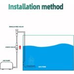 Aquarium Air Stone Fish Tank Nano Bubble Stone Kit With Control Valve Quiet Oxygen Diffuser oxygenator Very easy to use. - Image 6