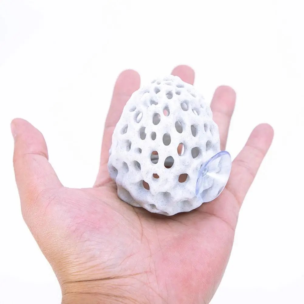 1/2PCS Simulated Porous Coral Stone Aquarium Hides Shelter House Small Fish Tank Decoration Aquaculture Shrimp Cave Pet Supplies