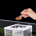 S/L Aquarium Fish Breeding Breeder Box Baby Fish Hatchery Isolation Net Fish Tank Incubator Box Hanging Aquarium אקווריום לדגים - Image 5