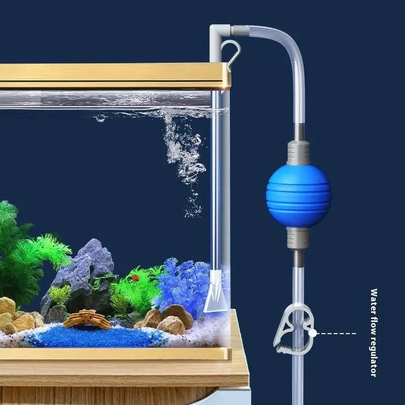 Fish Tank Water Changer Aquarium Gravel Cleaner Syphon Vacuum Water Changer Pump Water Pipe