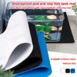 Fish Tank Mat Aquarium Anti-Slip Pad Shock-Absorbing Mute Thickened Black Mat Turtle Tank Landscaping Environmental Insulation