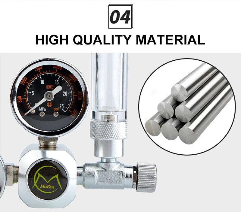 DIY Aquarium CO2 Regulator Magnetic Solenoid Kit Check Valve Fish Tank Accessories CO2 Control System Reactor Generator Set