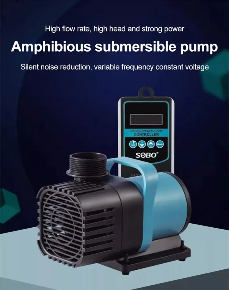 AC220V Ultra-quiet Submersible Pump, Suitable for Fish Tank and Aquarium Filtration, Oxygenation and Circulation Water Pump