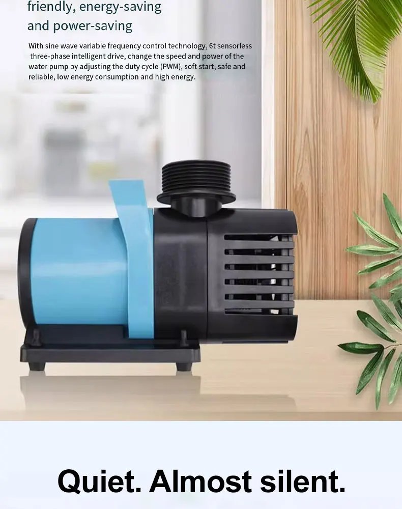 AC220V Ultra-quiet Submersible Pump, Suitable for Fish Tank and Aquarium Filtration, Oxygenation and Circulation Water Pump