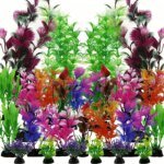 25/26PCS Artificial Aquarium Decor Plants Water Weeds Ornament Aquatic Plant Fish Tank Grass Decoration Accessories - Image 3