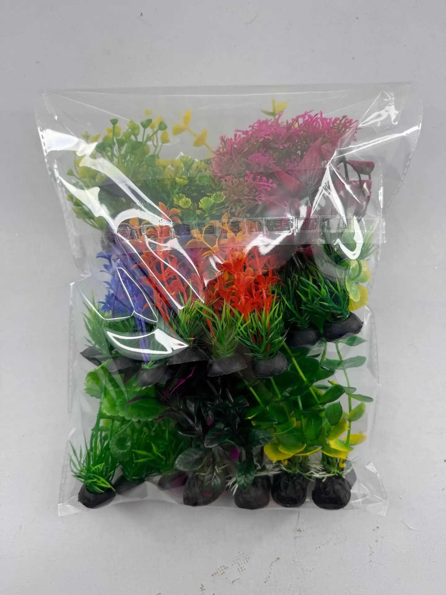 25/26PCS Artificial Aquarium Decor Plants Water Weeds Ornament Aquatic Plant Fish Tank Grass Decoration Accessories