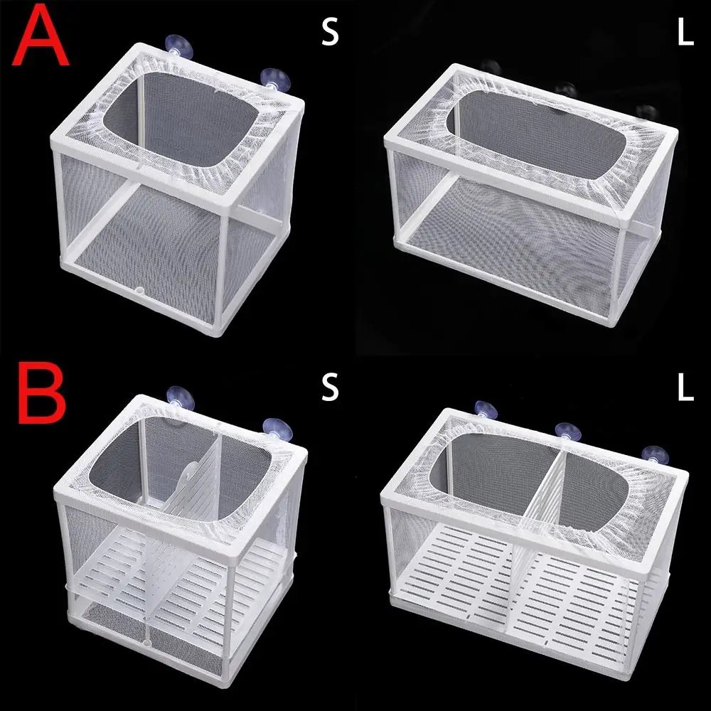 Aquarium Fish Breeding Isolation Mesh Box Net Fish Incubator Breeder Hatchery Fish Tank Isolation Box