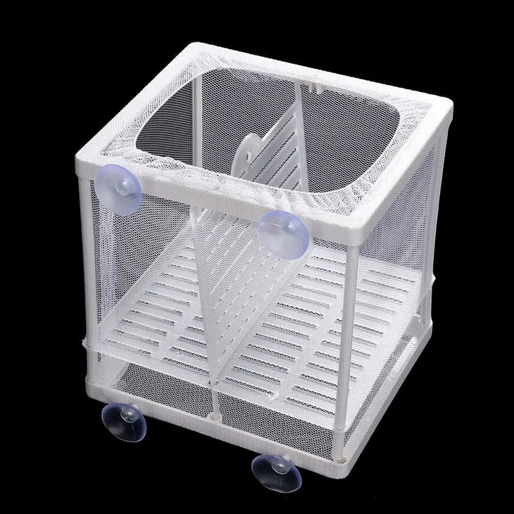 Aquarium Fish Breeding Isolation Mesh Box Net Fish Incubator Breeder Hatchery Fish Tank Isolation Box