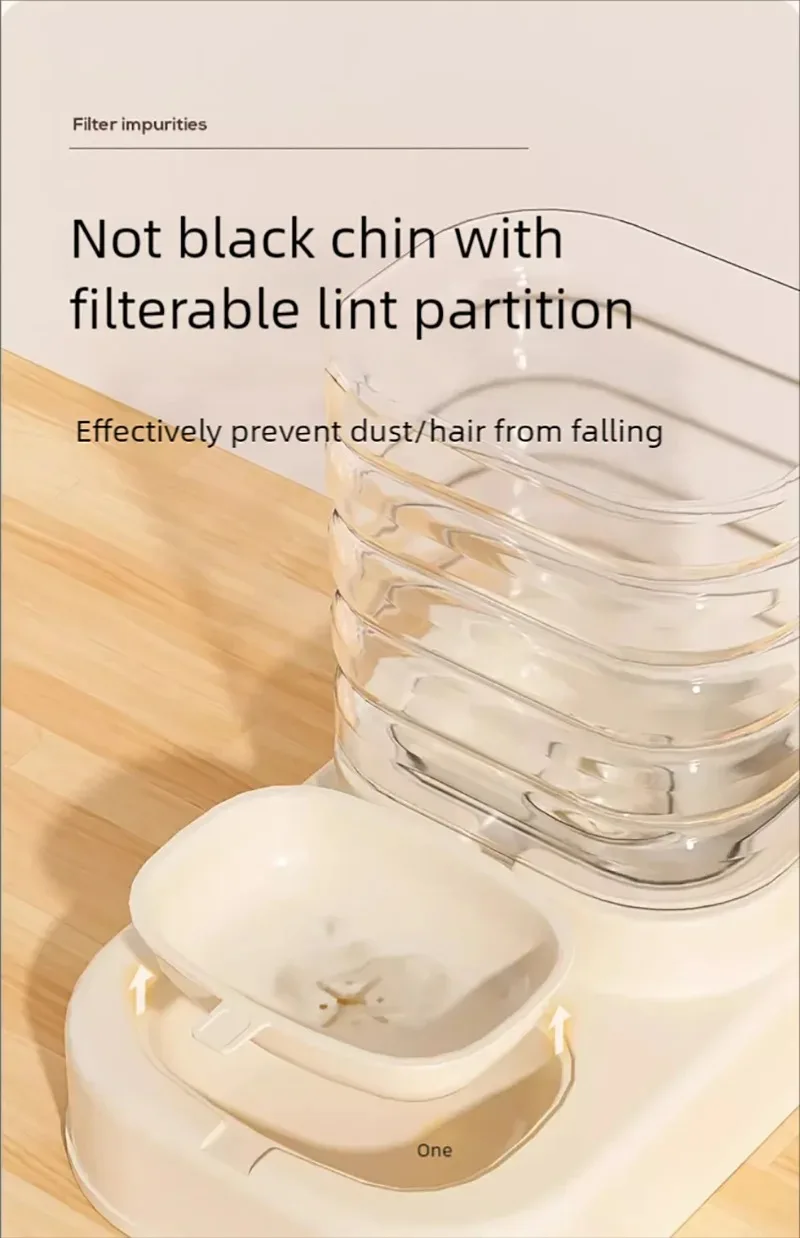 Gravity Pet Feeder and Water Dispenser Set Automatic Dog Feeder and Dog Water Dispenser for Dogs Cats Pets Animals Large Capaci