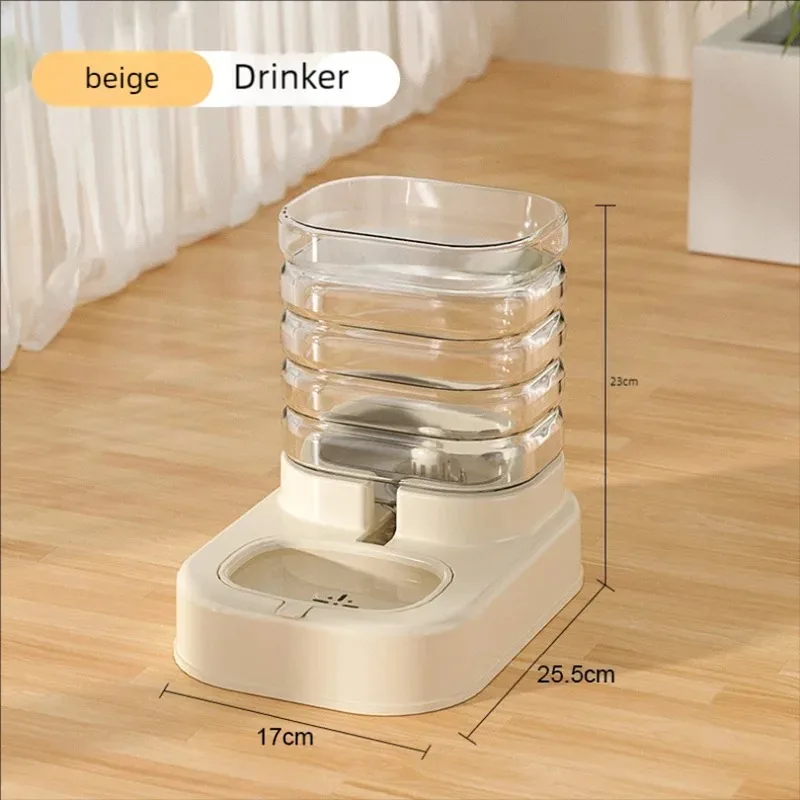 Beige water feeder