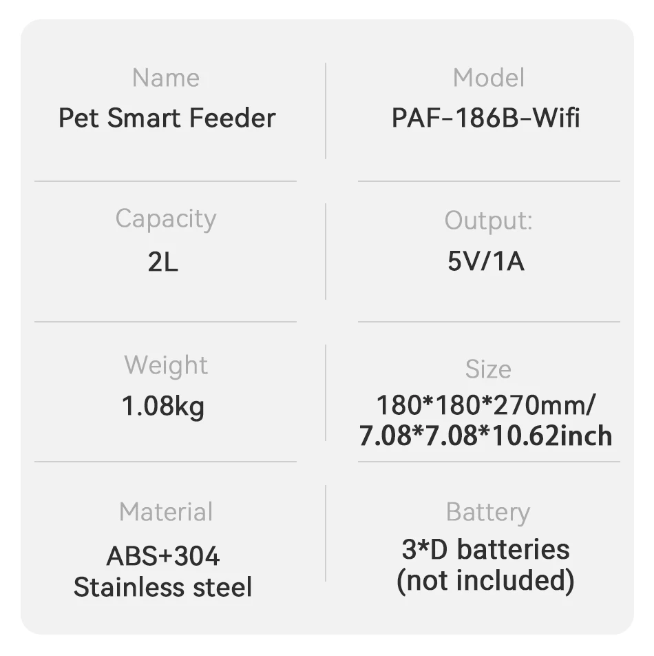ROJECO Automatic Pet Feeder 2L Smart Cat Food Kibble Dispenser Wi-Fi App Remote Control Auto Dog Feeder For Cat Pet Accessories ROJECO Automatic Pet Feeder 2L Smart Cat Food Kibble Dispenser Wi-Fi App Remote Control Auto Dog Feeder For Cat Pet Accessories