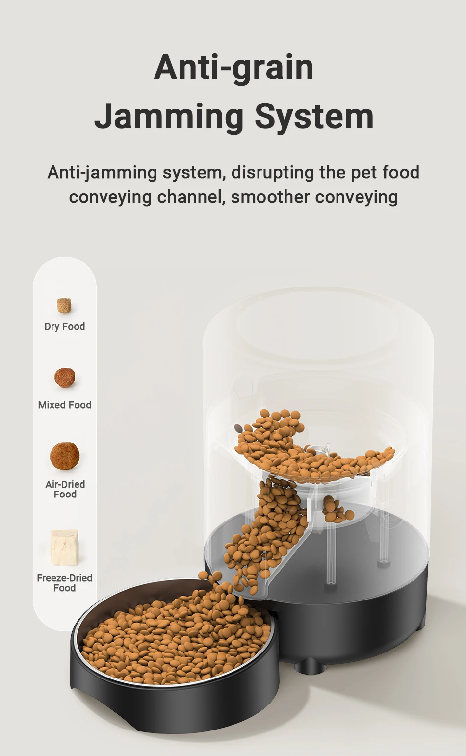 ROJECO 2L Automatic Pet Feeder Smart Cat Food Kibble Dispenser Wi-Fi App Remote Control Auto Dog Feeder For Cat Pet Accessories ROJECO 2L Automatic Pet Feeder Smart Cat Food Kibble Dispenser Wi-Fi App Remote Control Auto Dog Feeder For Cat Pet Accessories