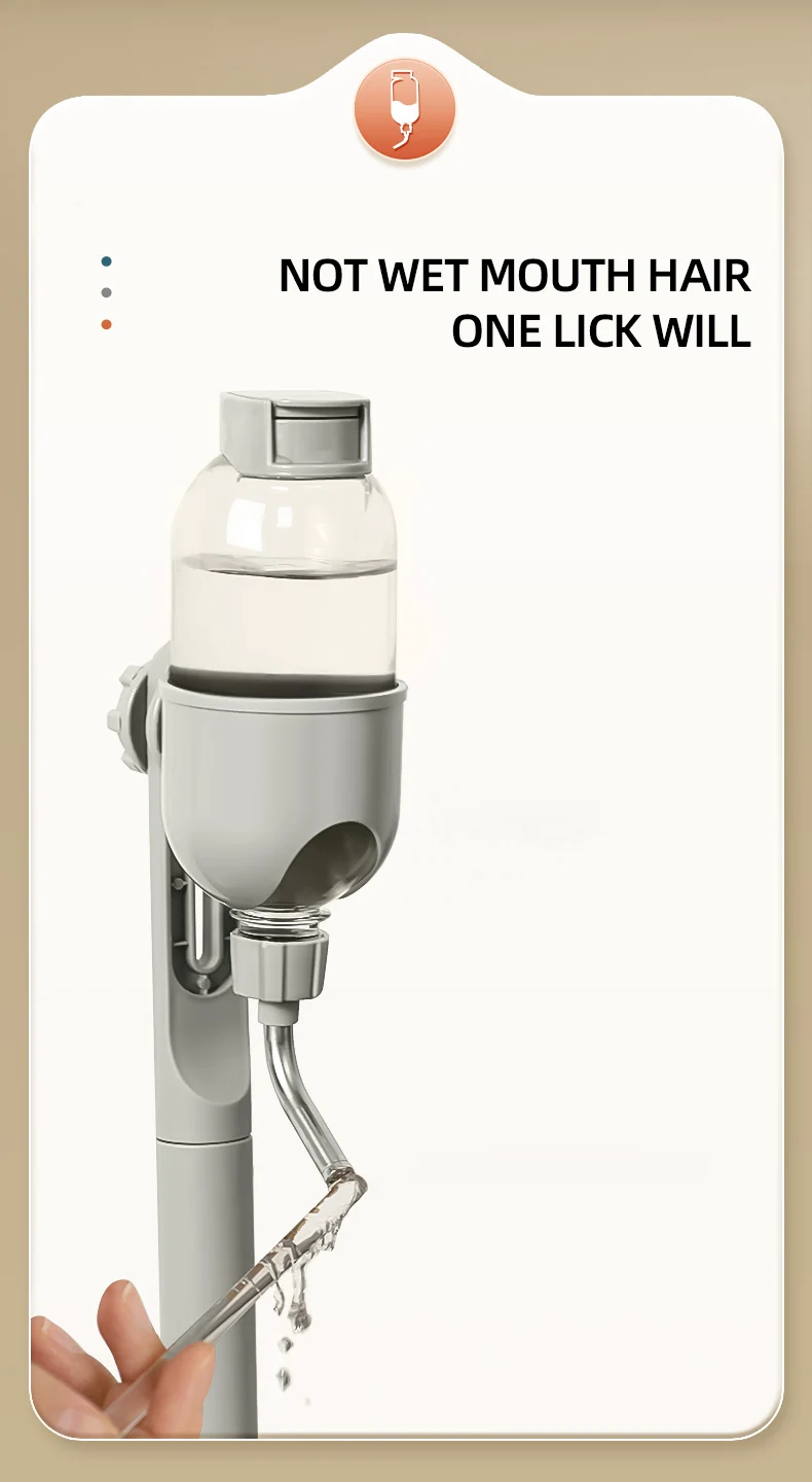 HOOPET Automatic Pet Dispenser Anti-tip Dog Bowl Drinking Water Bottle Feeder Hanging Kettle Cat Food Container Pets Supplies HOOPET Automatic Pet Dispenser Anti-tip Dog Bowl Drinking Water Bottle Feeder Hanging Kettle Cat Food Container Pets Supplies