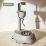 HOOPET Automatic Pet Dispenser Anti-tip Dog Bowl Drinking Water Bottle Feeder Hanging Kettle Cat Food Container Pets Supplies - Image 2