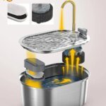 Smart Cat Water Fountain Automatic Drinker For Cats Water Feeder Pet Water Dispenser Drinking Fountain For Cats Dogs - Image 4