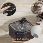 Wireless Automatic Cat Water Fountain 3600mAh 2800ML Pet Water Dispenser For Dog Cat Infrared Sensor Smart Pet Drinkier Fountain - Image 4