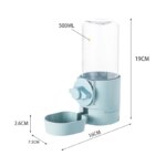 Automatic Pet Feeder Cage Hanging Bowl Water Bottle Food Container Dispenser For Puppy Cats Rabbit Birds Pet Feeding Product - Image 3