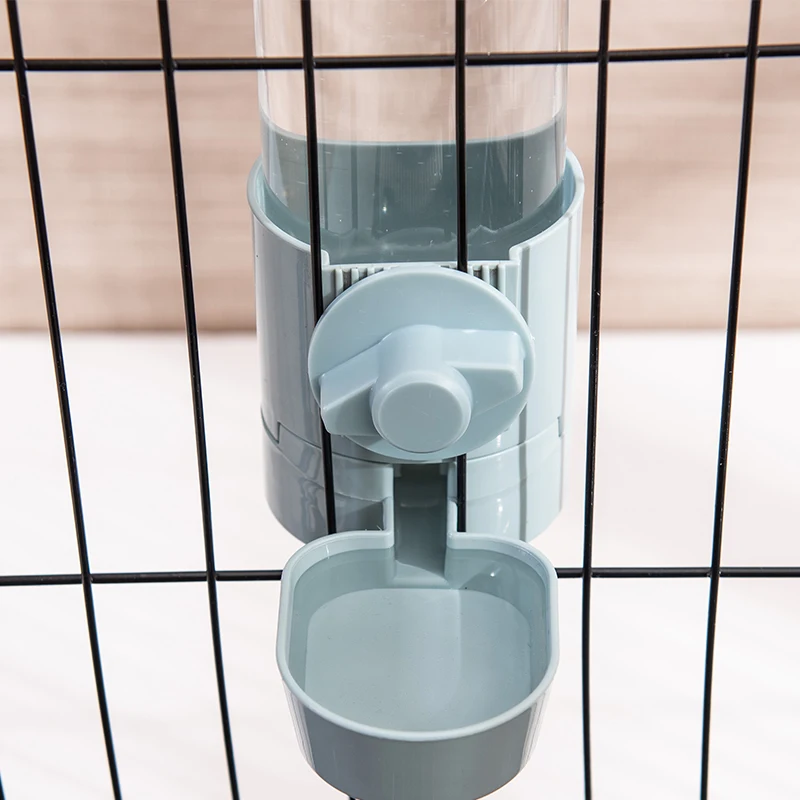 Automatic Pet Feeder Cage Hanging Bowl Water Bottle Food Container Dispenser For Puppy Cats Rabbit Birds Pet Feeding Product