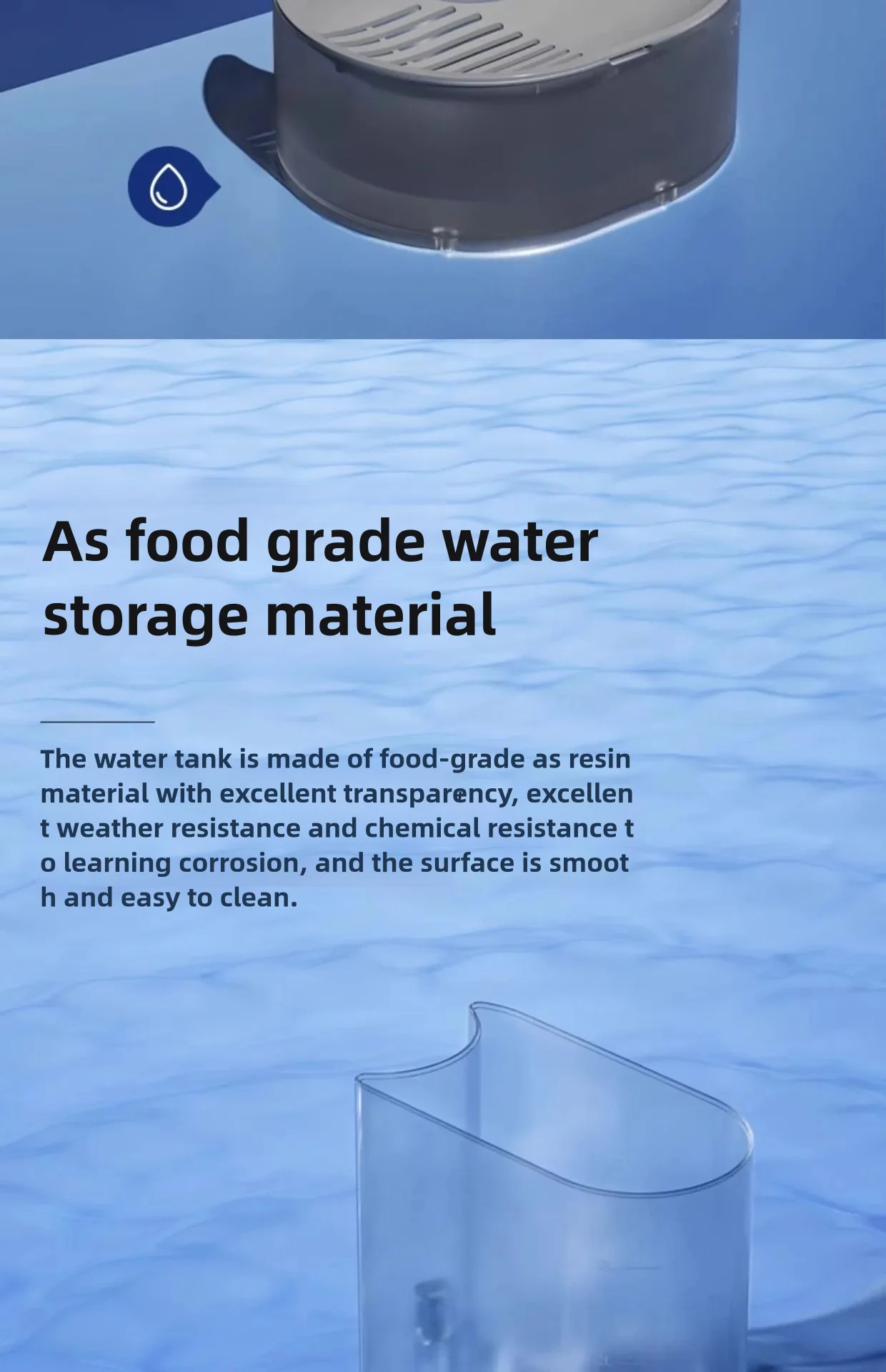 Pet water dispenser, dog and cat water dispenser, dumping cat water dispenser, running water charging automatic water feeder