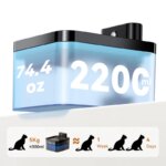 ROJECO Wireless Automatic Cat Water Fountain 2600mAh Pet Water Dispenser For Dog Cat Infrared Sensor Smart Pet Drinkier Fountain - Image 6