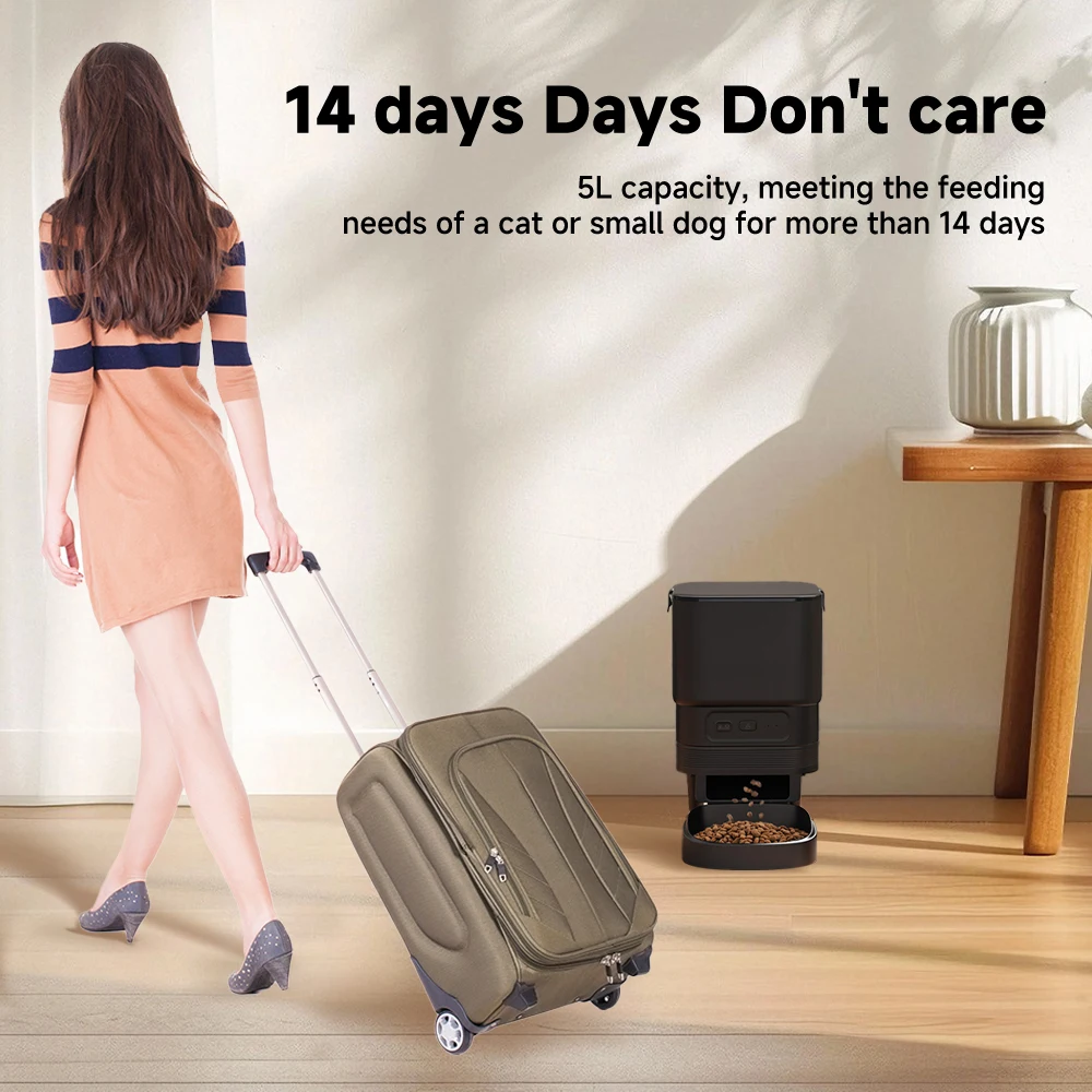 Smart Pet Feeder Automatic Cat Feeder Dog Slow Food Machine With Timed Quantitative Automatic Cat Food Dispenser Dog Cat Bowl