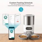 Tuya Smart APP Pet Feeder Cat Dog Food Dispenser Suitable For Small And Medium-Sized Cats And Dogs Mobile Phone Remote Feeding - Image 4