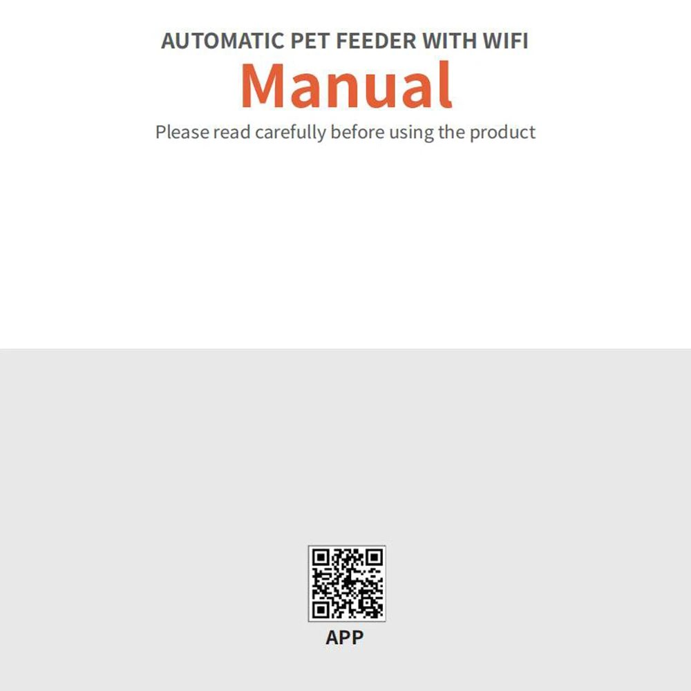 Tuya Smart APP Pet Feeder Cat Dog Food Dispenser Suitable For Small And Medium-Sized Cats And Dogs Mobile Phone Remote Feeding