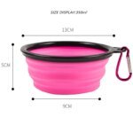 1000ml Large Collapsible Dog Pet Folding Silicone Bowl Outdoor Travel Portable Puppy Food Container Feeder Dish Bowl - Image 2