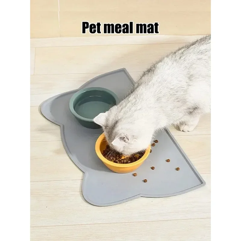 Silicone Pet Feeding Dog Cat Bowl Food Mat Non-Stick Waterproof Pet Food Feeding Pad Puppy Feeder Tray Water Cushion Placemat Silicone Pet Feeding Dog Cat Bowl Food Mat Non-Stick Waterproof Pet Food Feeding Pad Puppy Feeder Tray Water Cushion Placemat