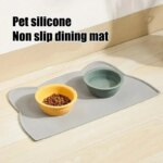 Silicone Pet Feeding Dog Cat Bowl Food Mat Non-Stick Waterproof Pet Food Feeding Pad Puppy Feeder Tray Water Cushion Placemat - Image 2