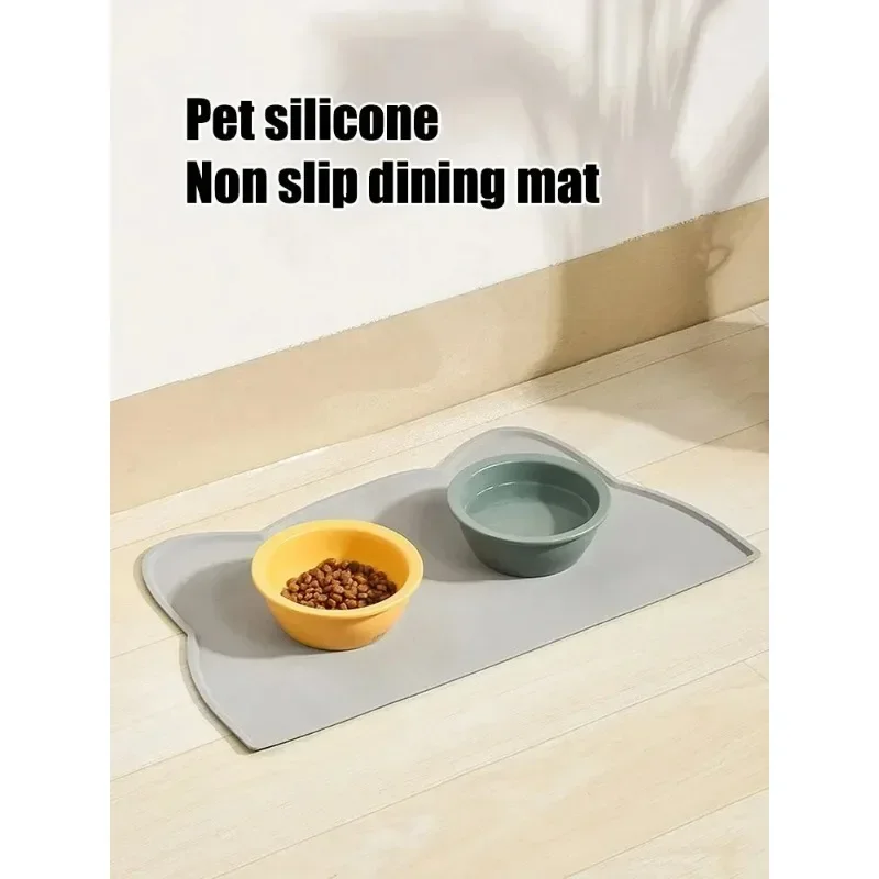 Silicone Pet Feeding Dog Cat Bowl Food Mat Non-Stick Waterproof Pet Food Feeding Pad Puppy Feeder Tray Water Cushion Placemat Silicone Pet Feeding Dog Cat Bowl Food Mat Non-Stick Waterproof Pet Food Feeding Pad Puppy Feeder Tray Water Cushion Placemat