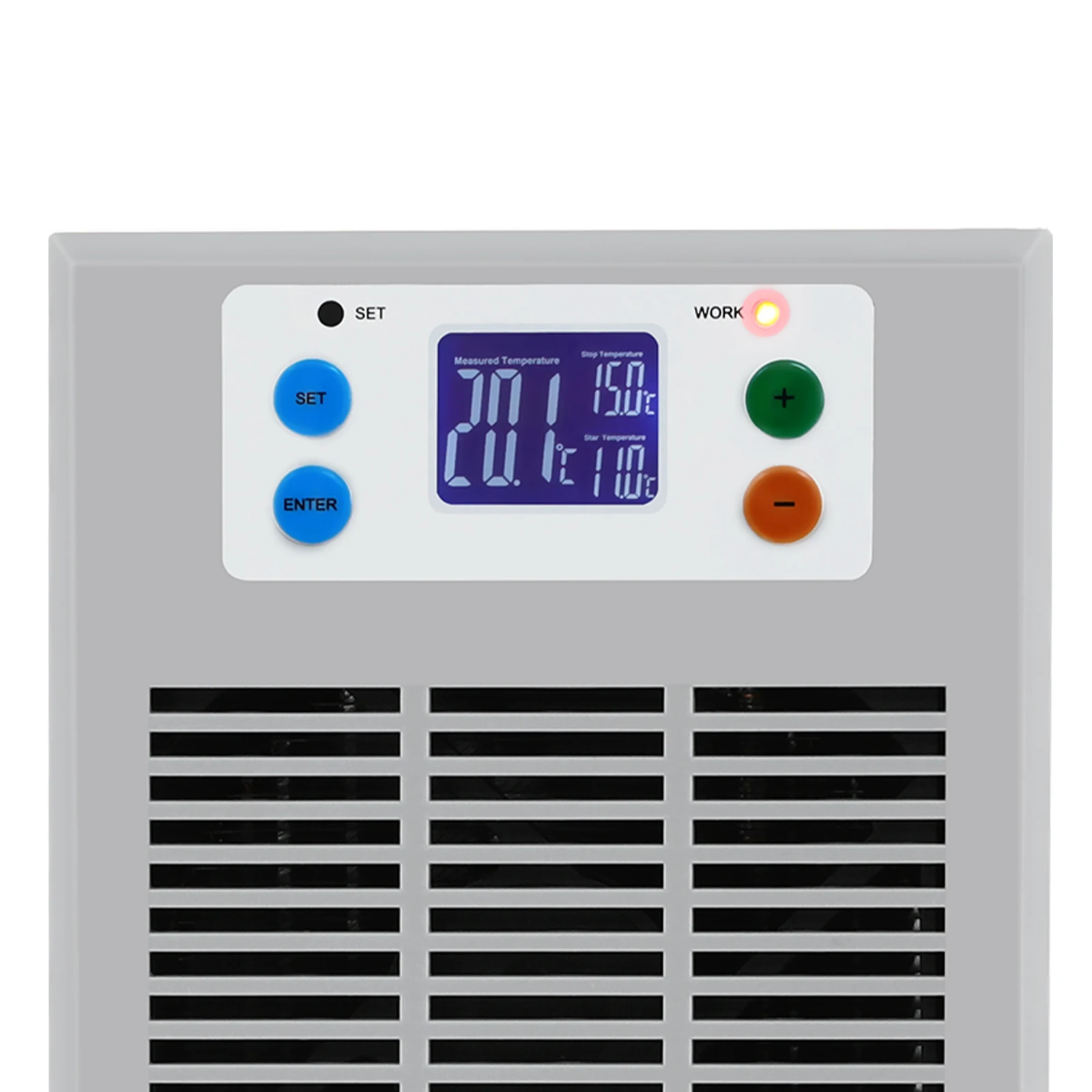 100W Fish Tank Cooling Heating Machine, Aquarium 30L Fish Tank Water Heater Air Conditioner LED Screen 10-40°C Control