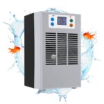 100W Fish Tank Cooling Heating Machine, Aquarium 30L Fish Tank Water Heater Air Conditioner LED Screen 10-40°C Control