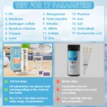 100/125Pc Aquarium Test Strips 5-17 in 1 Water Testing Kits with Test Tube Freshwater Saltwater Home Carbonate Root pH Test Tool - Image 2