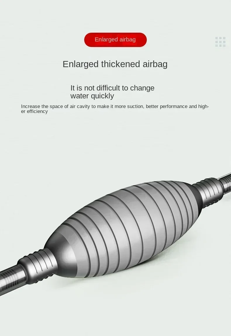 Fish Tank Siphon Vacuum Gravel Large Water exchanger Aquarium Sand Cleaning and Water Changing Cleaning Kit with Extension Tube