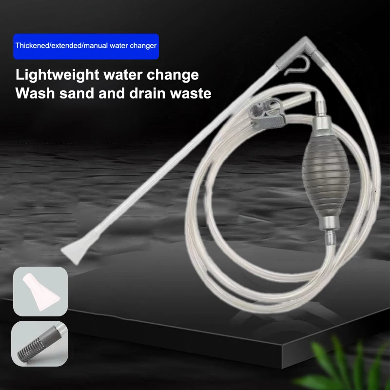 1Set Fish Tank Water Changer Aquarium Cleaner Manual Water Changer Handheld Vacuum Siphon Pump Cleaner Fish Tank Cleaning Tools 1Set Fish Tank Water Changer Aquarium Cleaner Manual Water Changer Handheld Vacuum Siphon Pump Cleaner Fish Tank Cleaning Tools